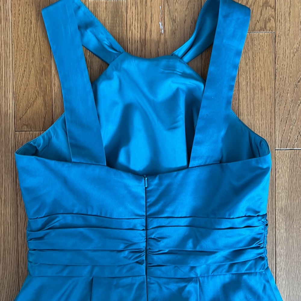 David’s bridal teal bridesmaid dress - Picture 5 of 8